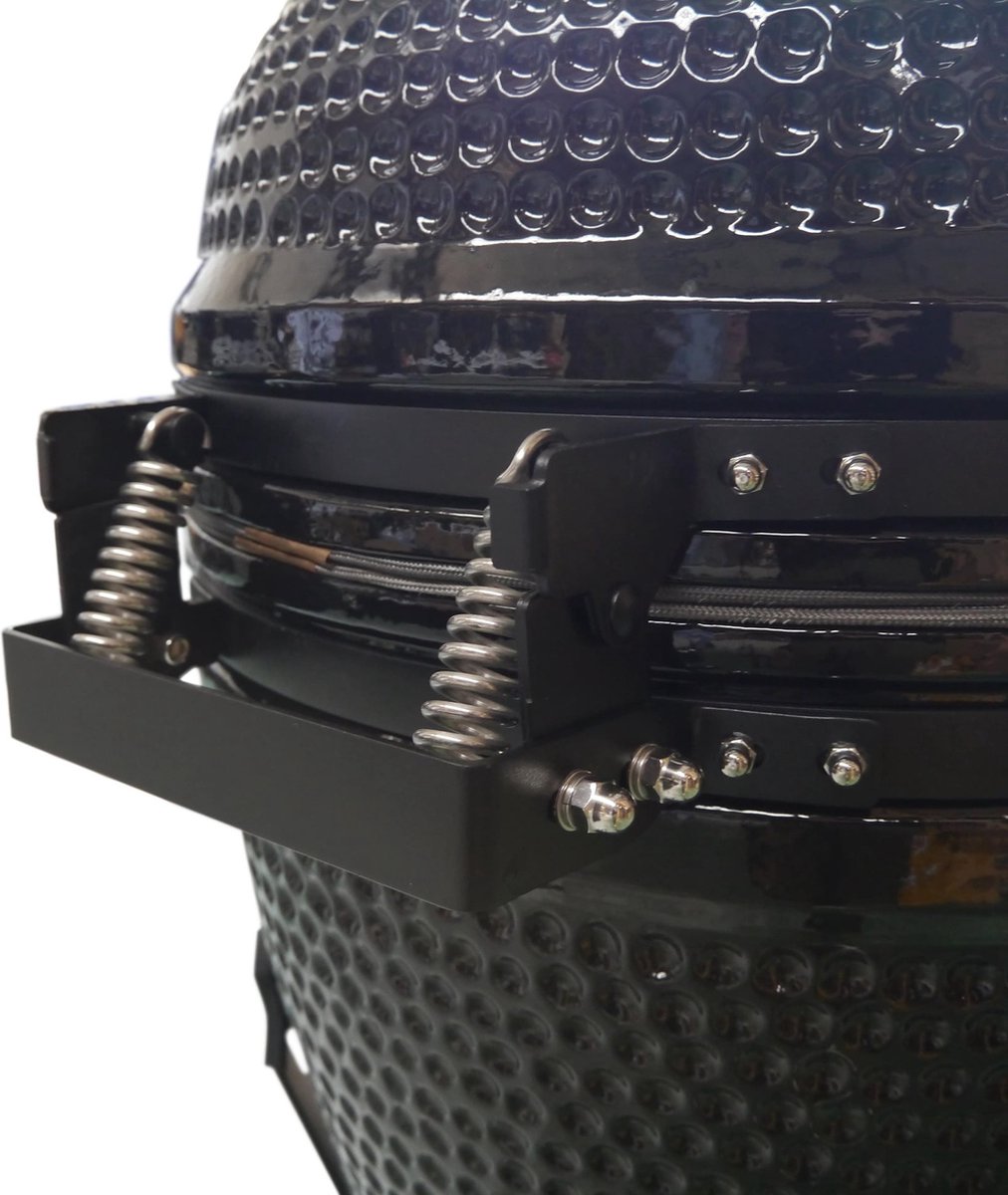 Diverse Auplex Kamado Classic Compleet - Keramiek - Large - 47cm Ø Grilloppervlak - Zwart