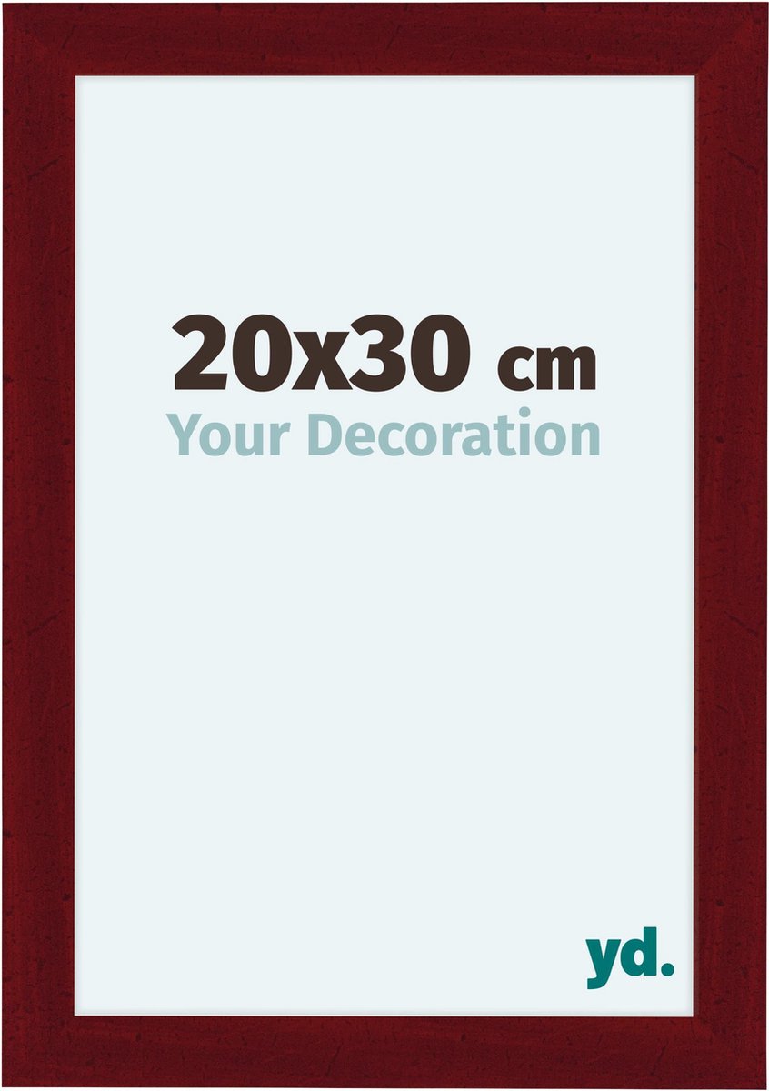 Your Decoration Como Mdf Fotolijst 20x30cm Wijn Geveegd - Rood