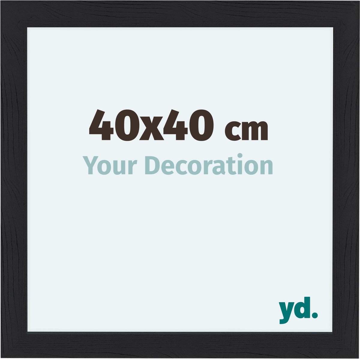 Your Decoration Como Mdf Fotolijst 40x40cm Houtnerf - Zwart