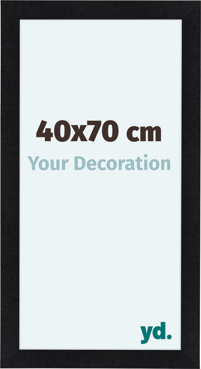 Your Decoration Como Mdf Fotolijst 40x70cm Mat - Zwart