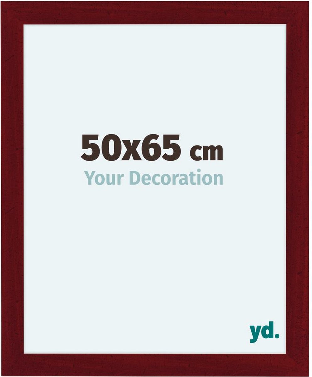 Your Decoration Como Mdf Fotolijst 50x65cm Wijn Geveegd - Rood