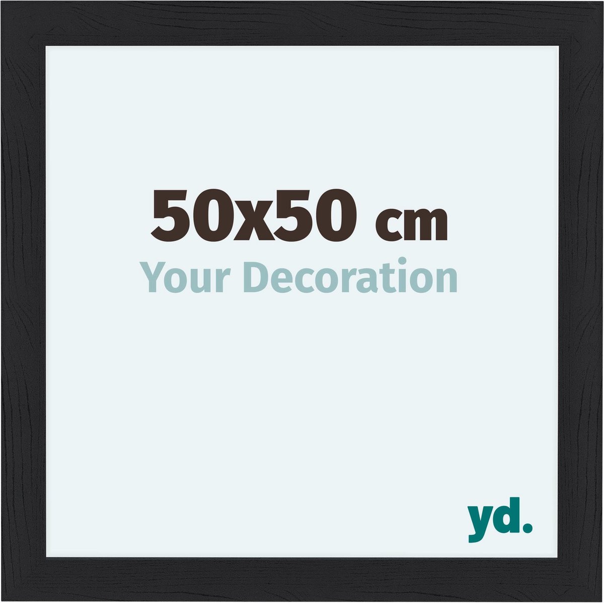 Your Decoration Como Mdf Fotolijst 50x50cm Houtnerf - Zwart