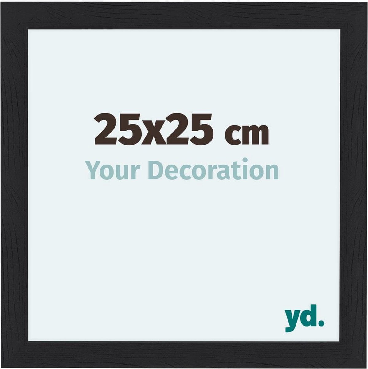 Your Decoration Como Mdf Fotolijst 25x25cm Houtnerf - Zwart