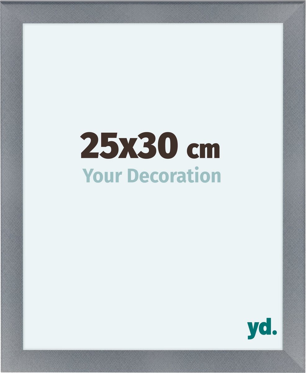 Your Decoration Como Mdf Fotolijst 25x30cm Aluminium Geborsteld - Grijs