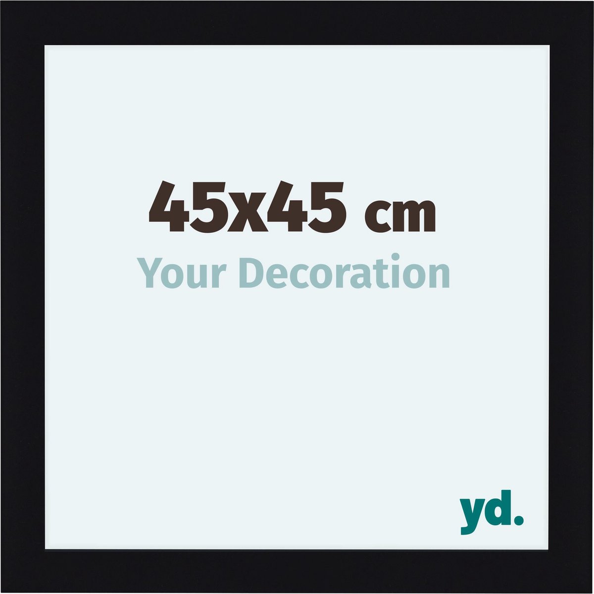 Your Decoration Como Mdf Fotolijst 45x45cm Hoogglans - Zwart