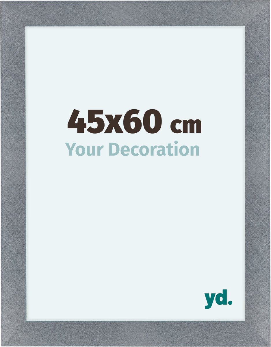 Your Decoration Como Mdf Fotolijst 45x60cm Aluminium Geborsteld - Grijs