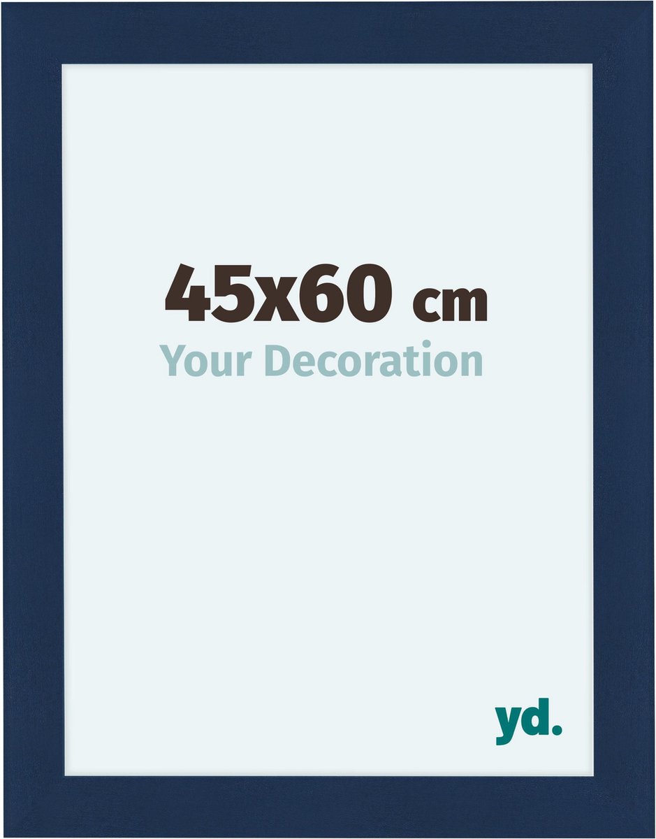 Your Decoration Como Mdf Fotolijst 45x60cm Donker Geveegd - Blauw