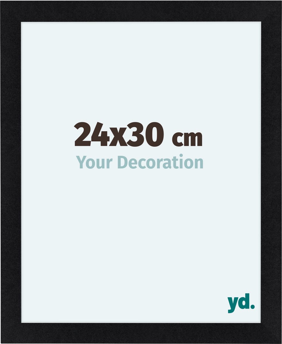 Your Decoration Como Mdf Fotolijst 24x30cm Mat - Zwart