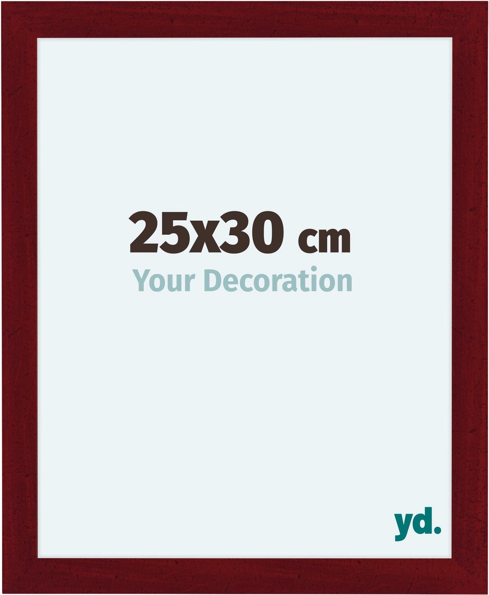 Your Decoration Como Mdf Fotolijst 25x30cm Wijn Geveegd - Rood