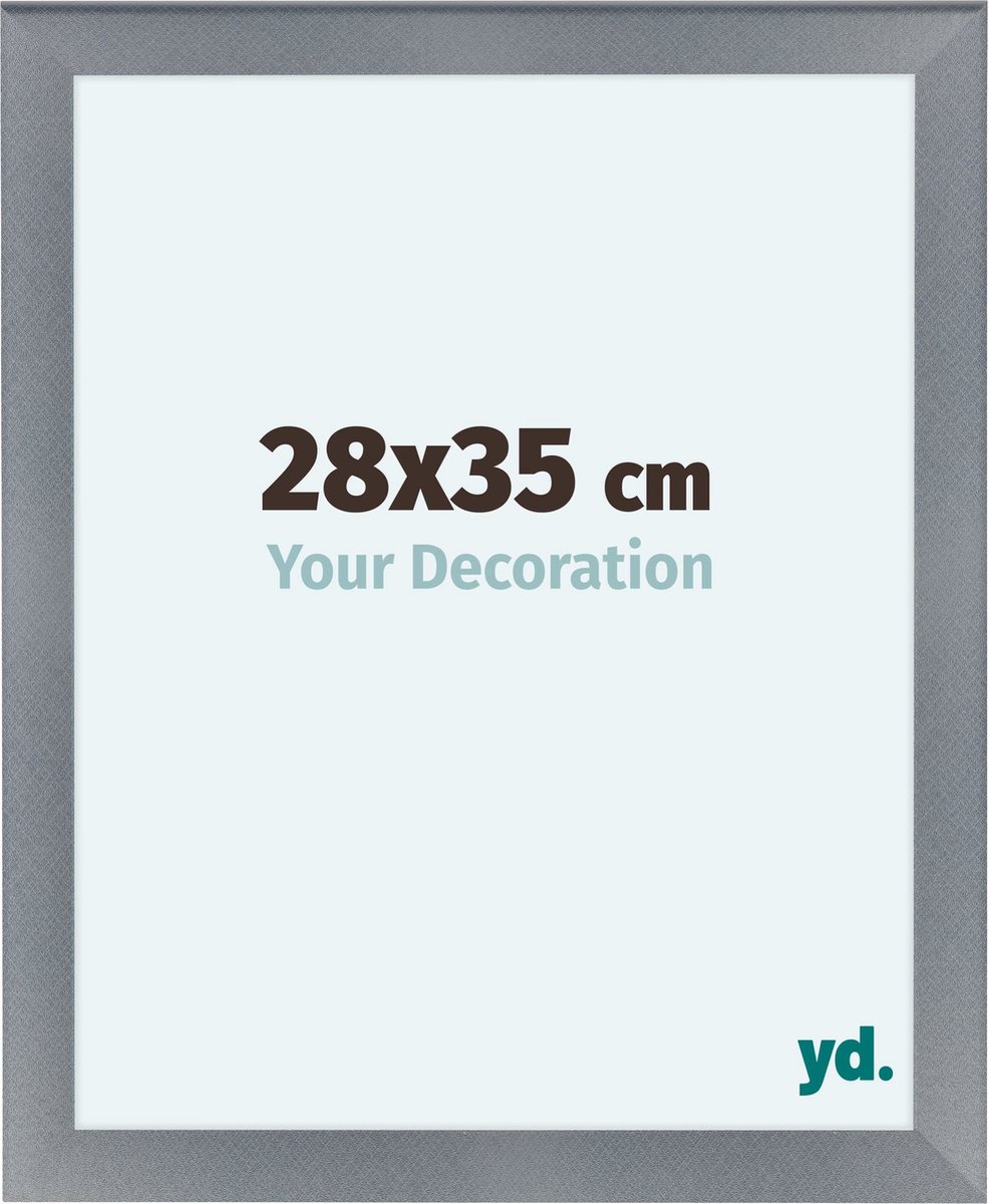 Your Decoration Como Mdf Fotolijst 28x35cm Aluminium Geborsteld - Grijs