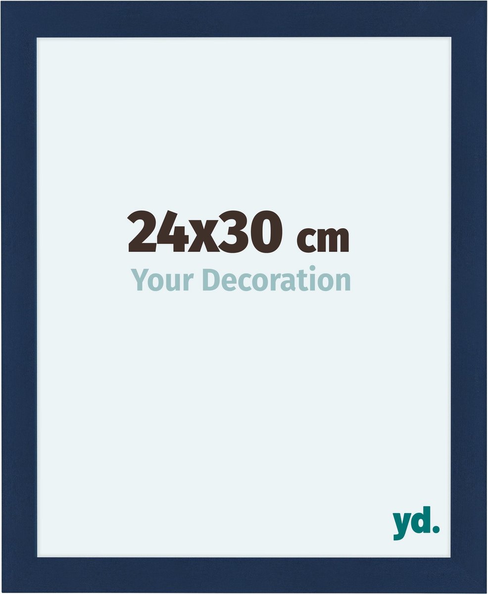 Your Decoration Como Mdf Fotolijst 24x30cm Donker Geveegd - Blauw