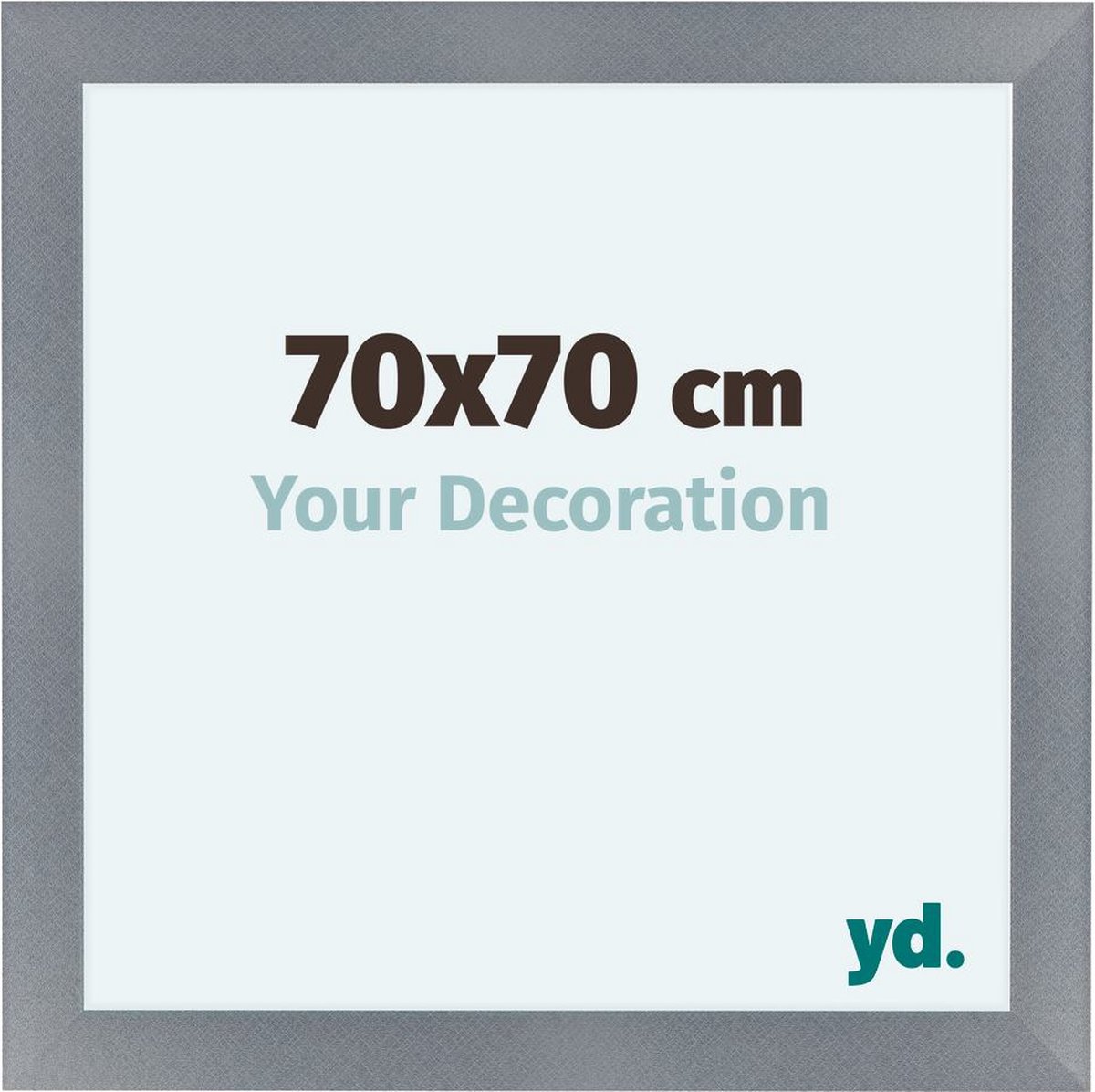 Your Decoration Como Mdf Fotolijst 70x70cm Aluminium Geborsteld - Grijs