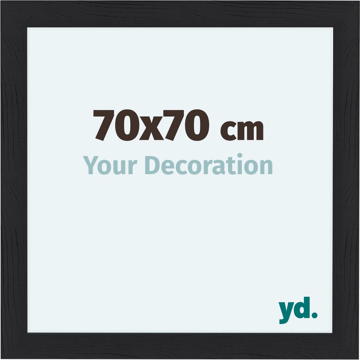 Your Decoration Como Mdf Fotolijst 70x70cm Houtnerf - Zwart