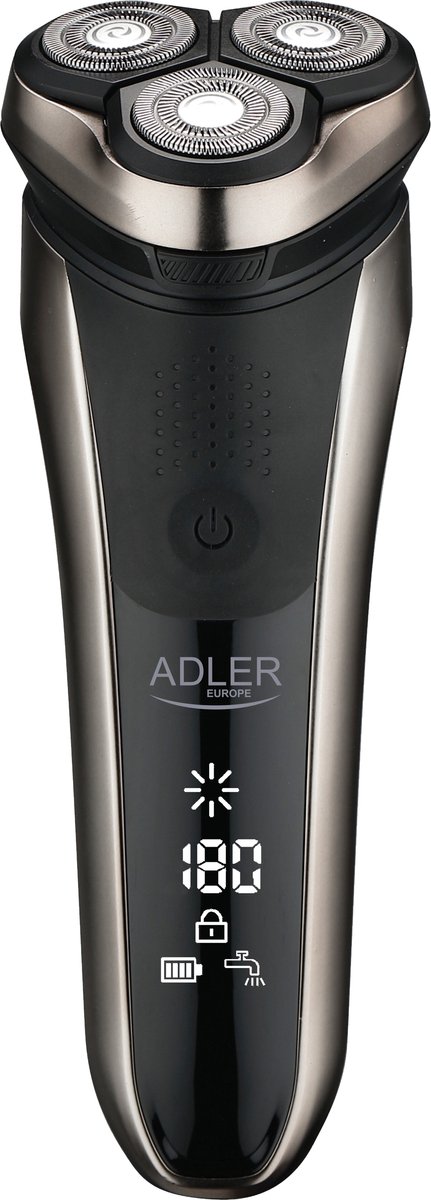 Adler Ad 2933 - Elektrisch Scheerapparaat - 3 Koppen - Grijs
