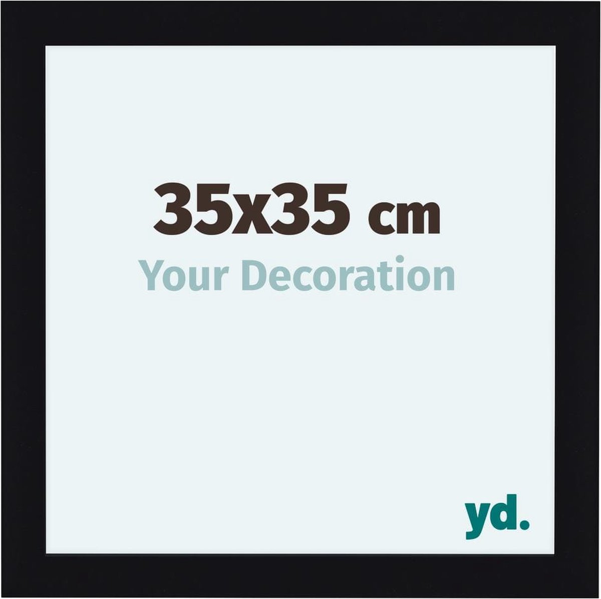 Your Decoration Como Mdf Fotolijst 35x35cm Hoogglans - Zwart