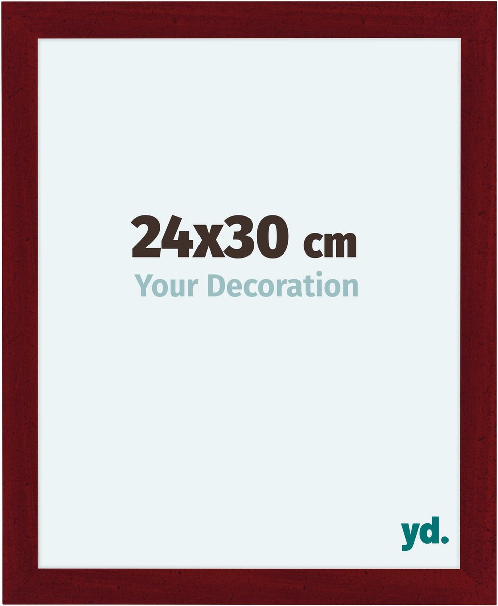 Your Decoration Como Mdf Fotolijst 24x30cm Wijn Geveegd - Rood