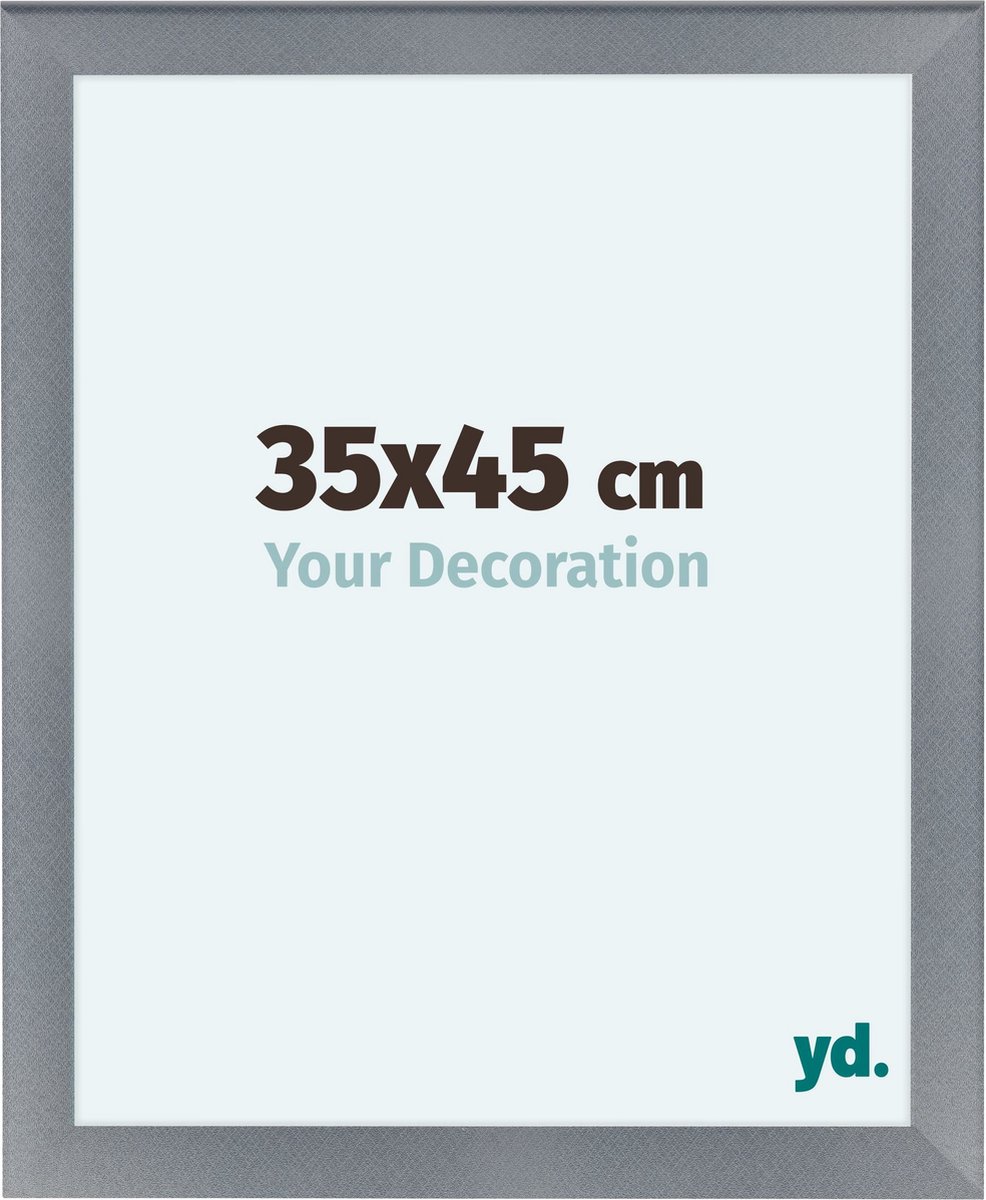 Your Decoration Como Mdf Fotolijst 35x45cm Aluminium Geborsteld - Grijs