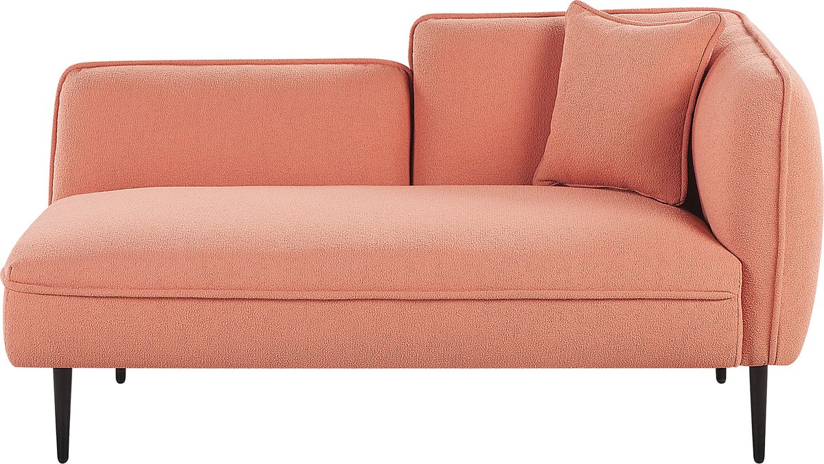 Beliani Chevannes - Chaise Longue--polyester - Rosa