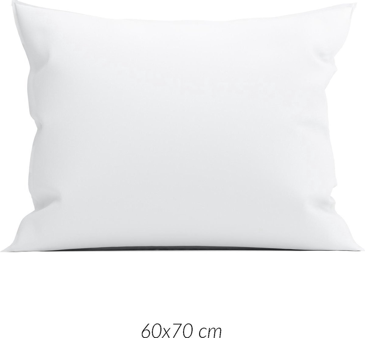 Zo Home Satinado Kussensloop Katoen Satijn - White 60x70cm