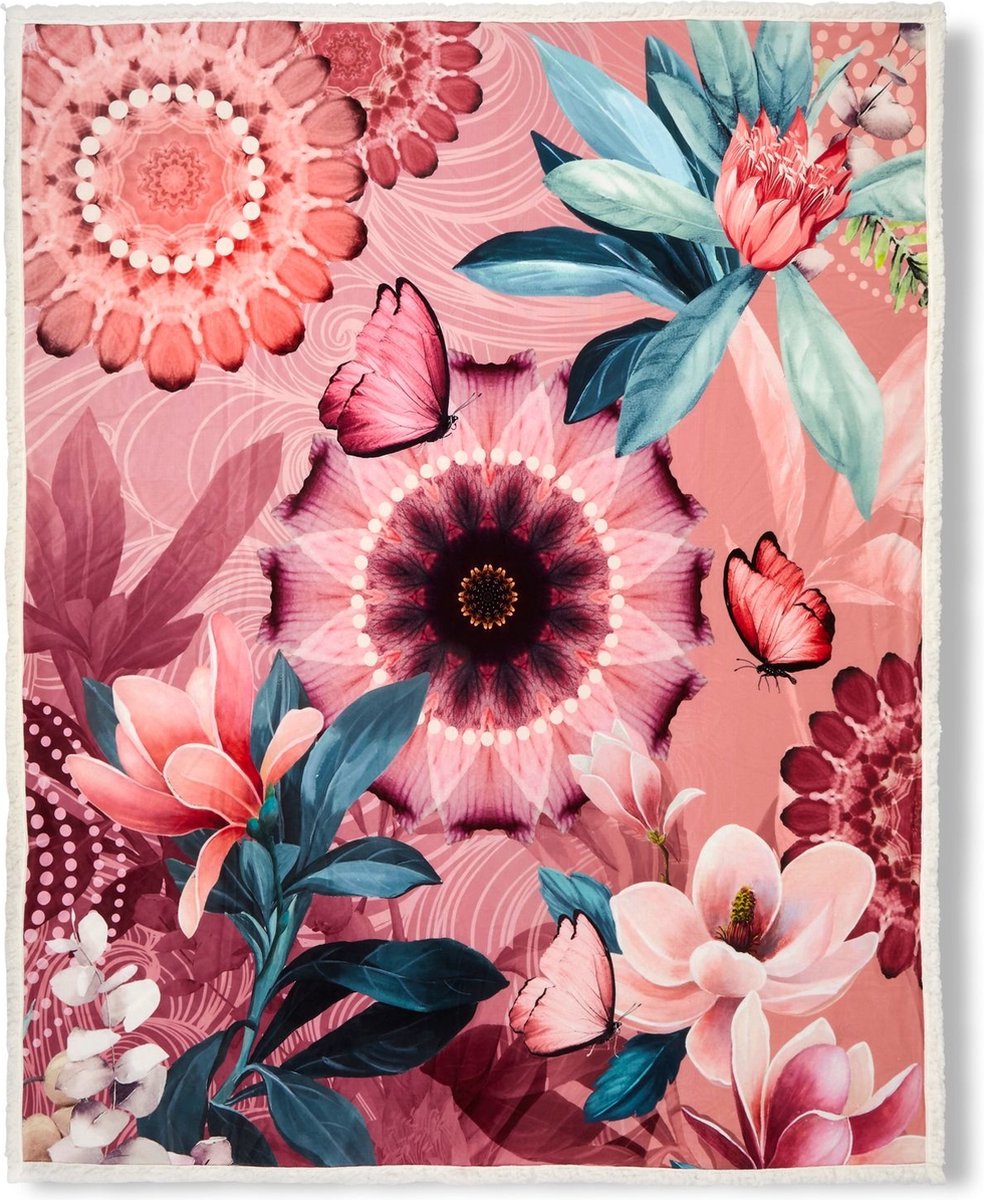 Hip Plaid Tlingit 130x160 Cm - Blauw