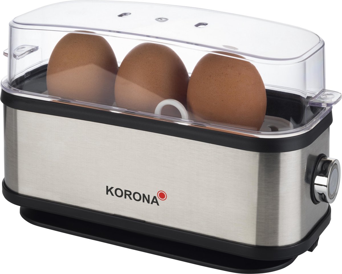 Korona 25304 - Eierkoker - Rvs - 3st