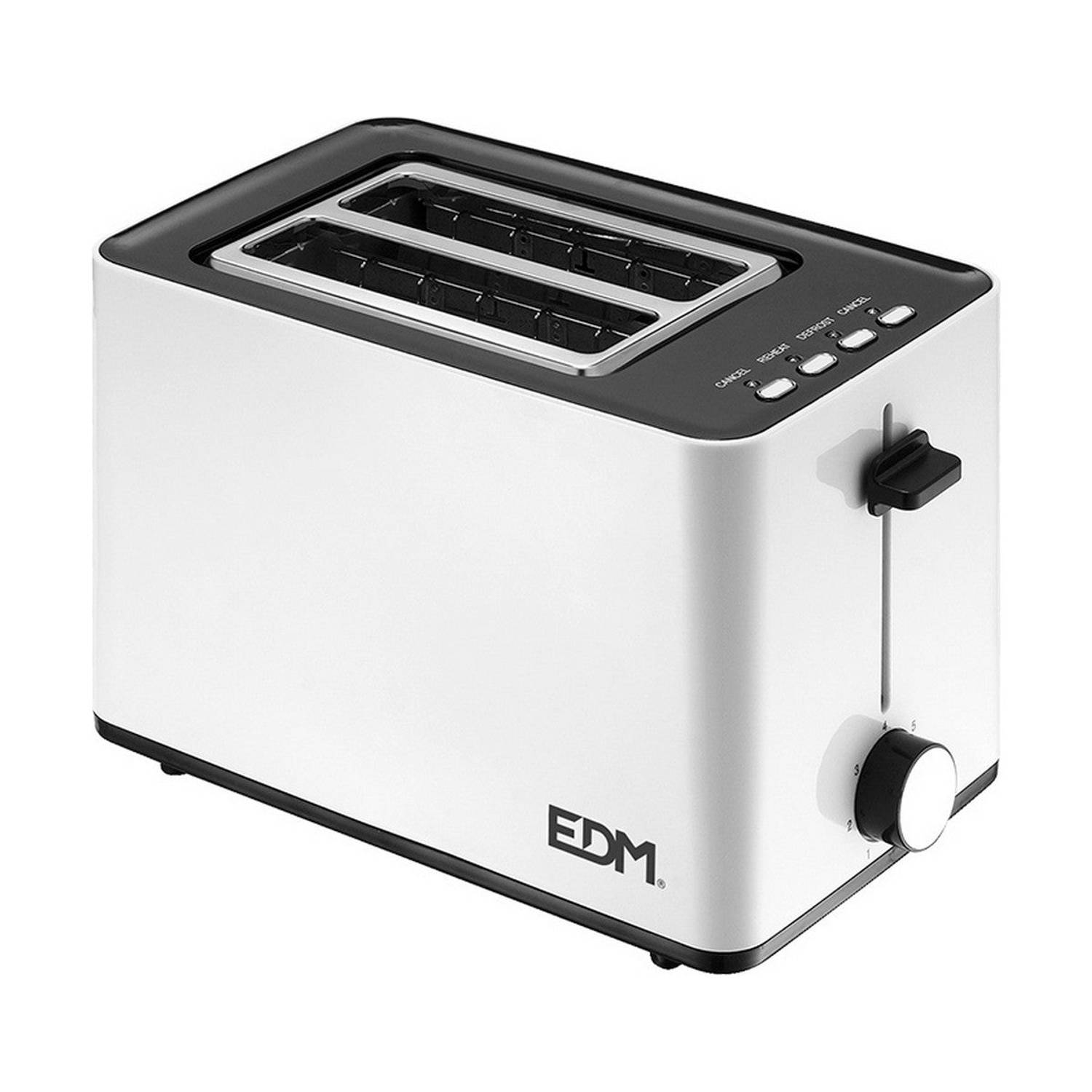 EDM Broodrooster White Design Wit 850 W