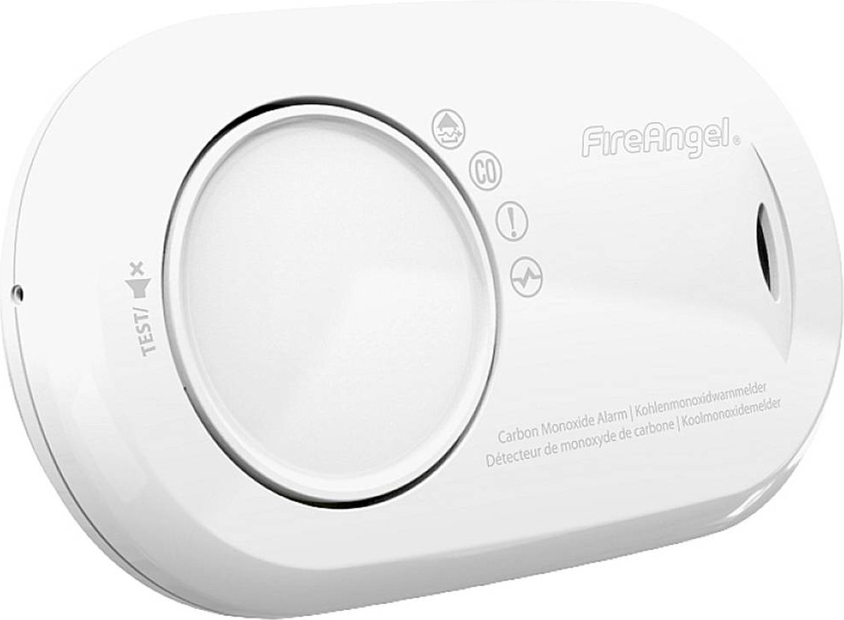 Fireangel Fa3820 Koolmonoxidemelder - Meet Lage Concentraties Co - 10 Jaar Accu