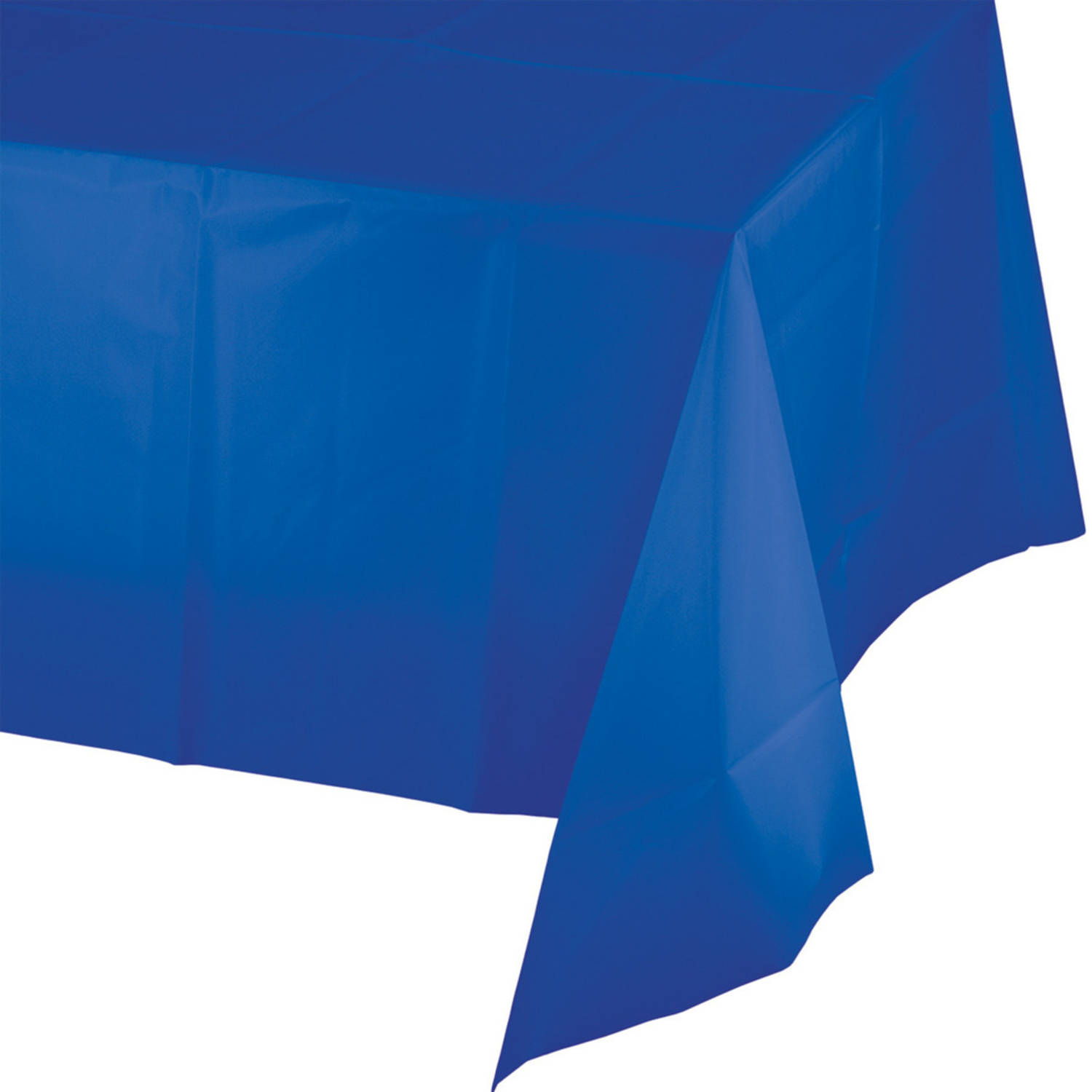 2x Stuks Tafelkleed 274 X 137 Cm - Feesttafelkleden - Blauw