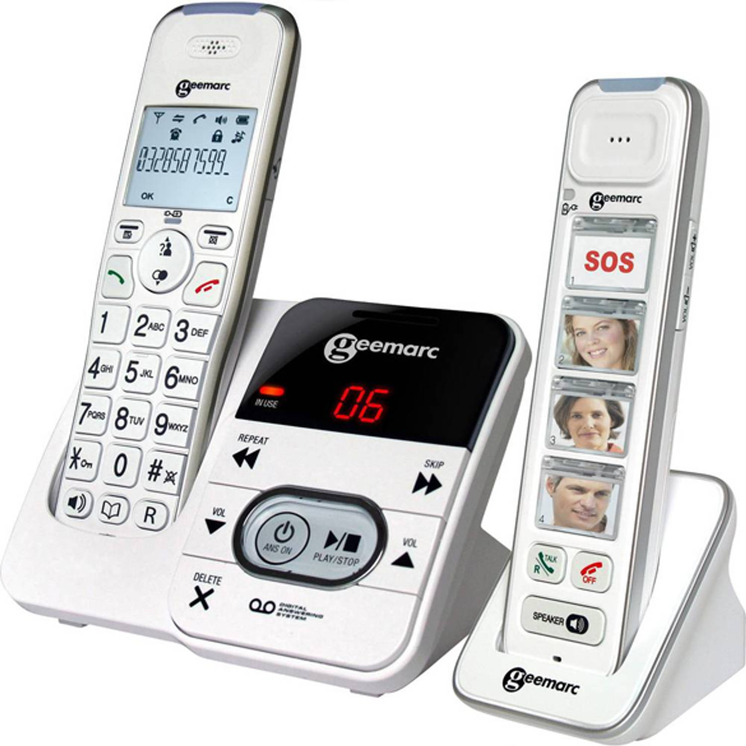 Geemarc Duo Dect Met Fototoetsen En Antwoordapparaat