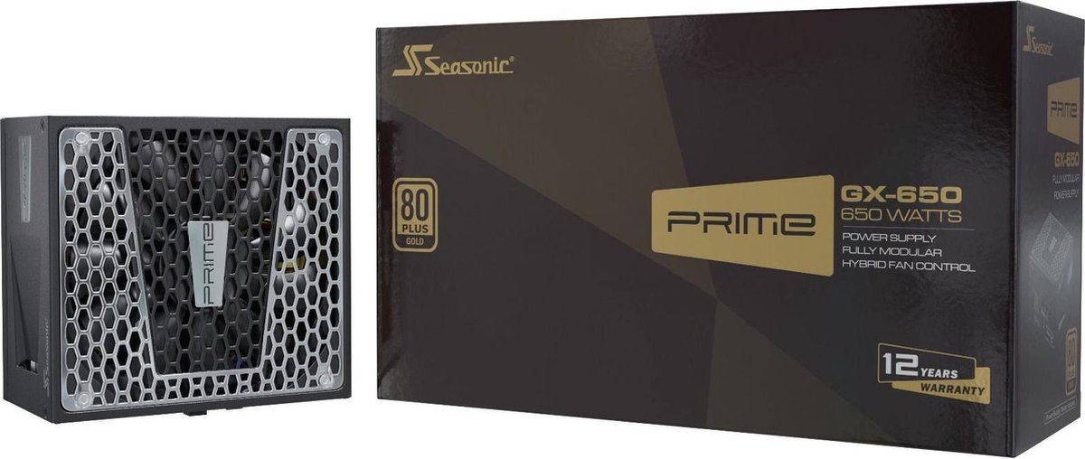 Seasonic Prime GX-650 power supply unit 650 W ATX - Zwart