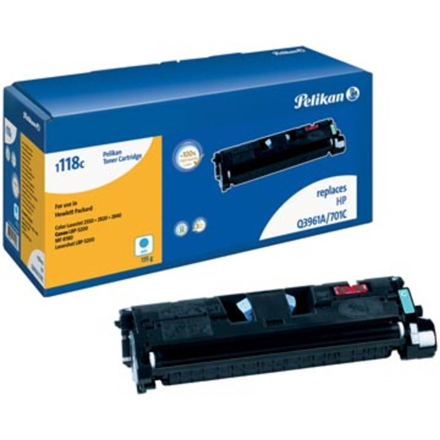 Pelikan Toner Cyaan, 4000 Pagina&apos;s Voor Hp 122a - Oem: Q3961a