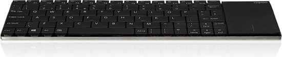 Rapoo E2710 - ultraslim - draadloos - toetsenbord - touchpad - Zwart