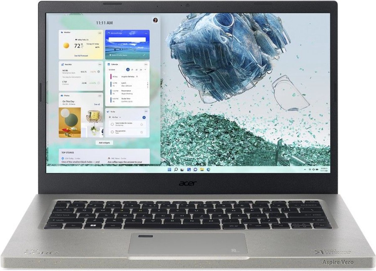 Acer laptop ASPIRE VERO AV15-52-54D7 (IJzer) - Grijs