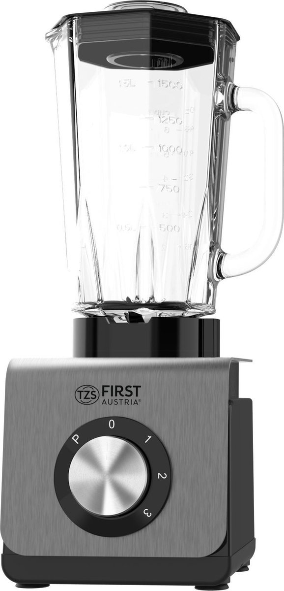 Tzs First Austria 5240-2 Power Blender - 1.5 Liter - Rvs - Grijs