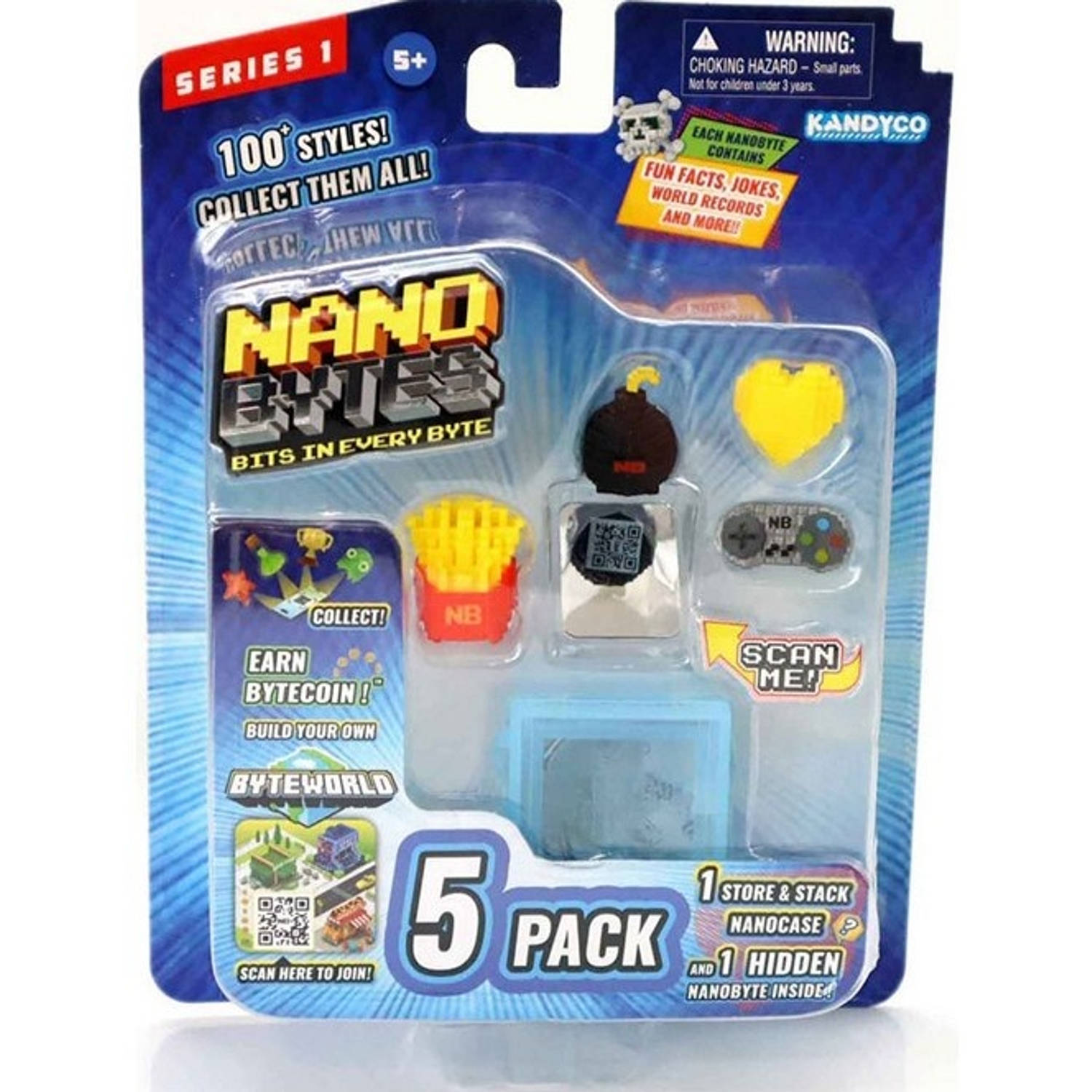 Goliath Nanobytes 5-pack Serie 1 - 1 Set Assorti Uitgeleverd