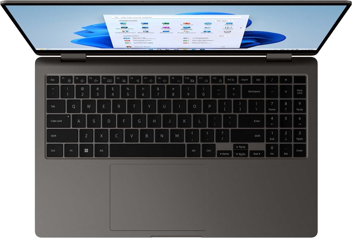 Samsung Galaxy Book3 360 15" FHD touch 16GB | 512GB (Graphite) - Zwart