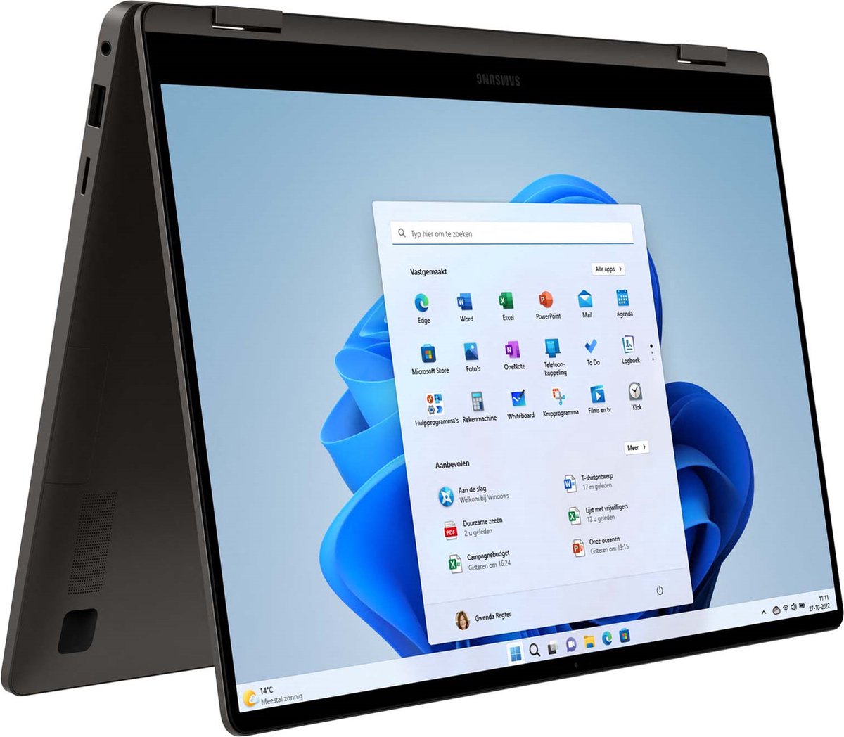 Samsung Galaxy Book3 360 15" FHD touch 16GB | 512GB (Graphite) - Zwart