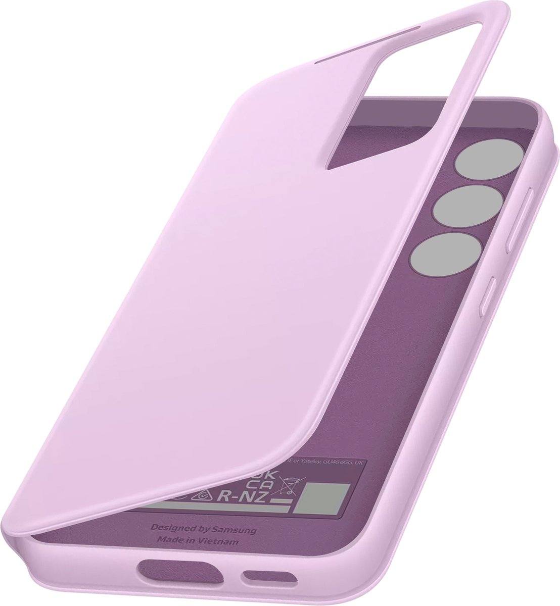 Samsung Galaxy S23 Plus Smart View Hoesje - Púrpura