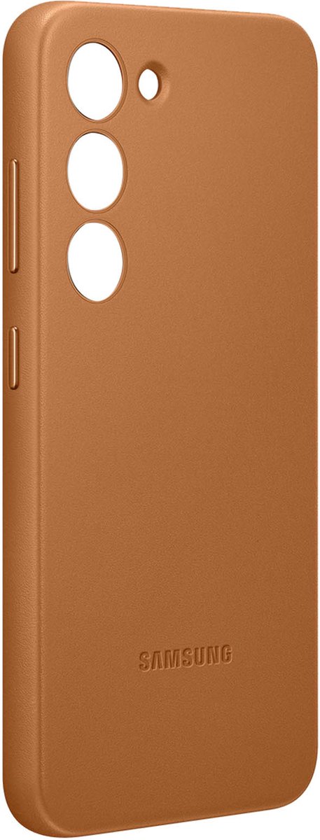 Samsung Galaxy S23 Leren Hoesje Camel