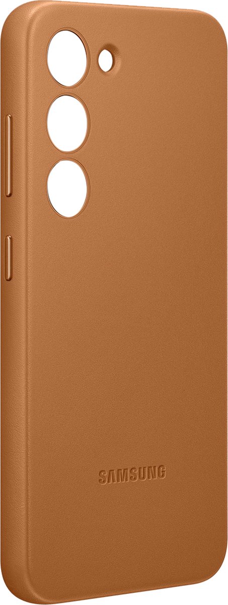 Samsung Galaxy S23 Plus Leren Hoesje Camel