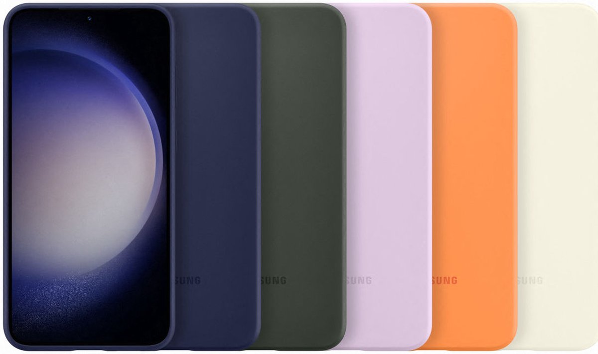 Samsung Galaxy S23 Plus Siliconen Hoesje - Blauw