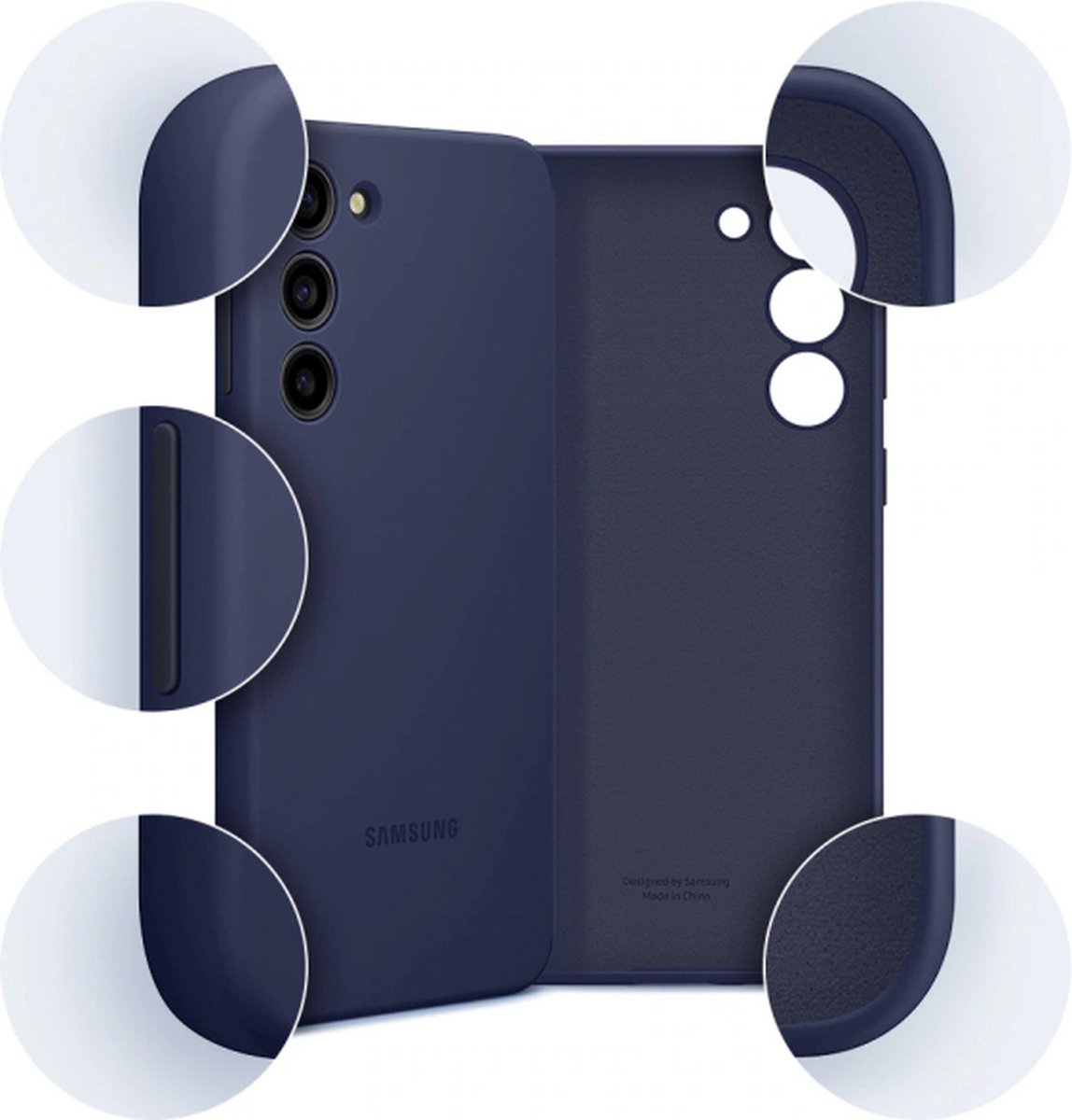 Samsung Galaxy S23 Plus Siliconen Hoesje - Blauw