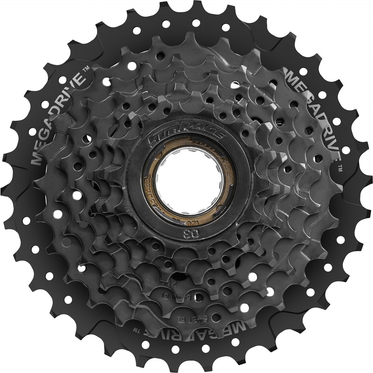 SunRace Freewheel 7 Speed Mfm300 14-34t - Zwart