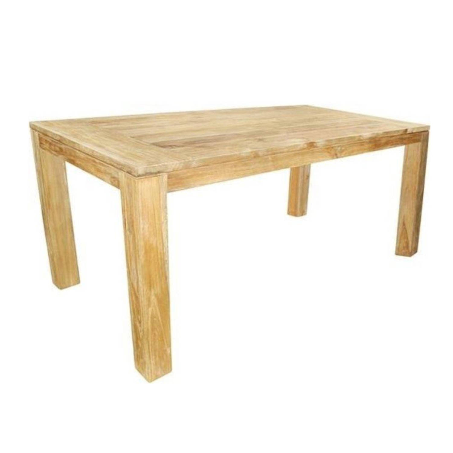 Teakhouten Tafel Victoria 180 X 90cm Hoogte 79 Cm - Bruin