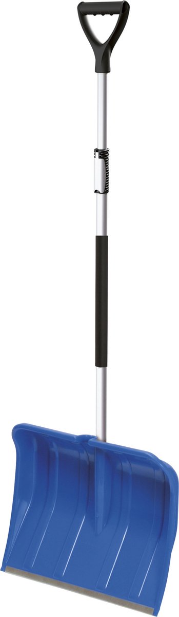 Sneeuwschep Telescopisch 120 - 160 Cm + Harde Bezem Telescopisch 80 - 130 Cm - Sneeuwschuivers - Blauw