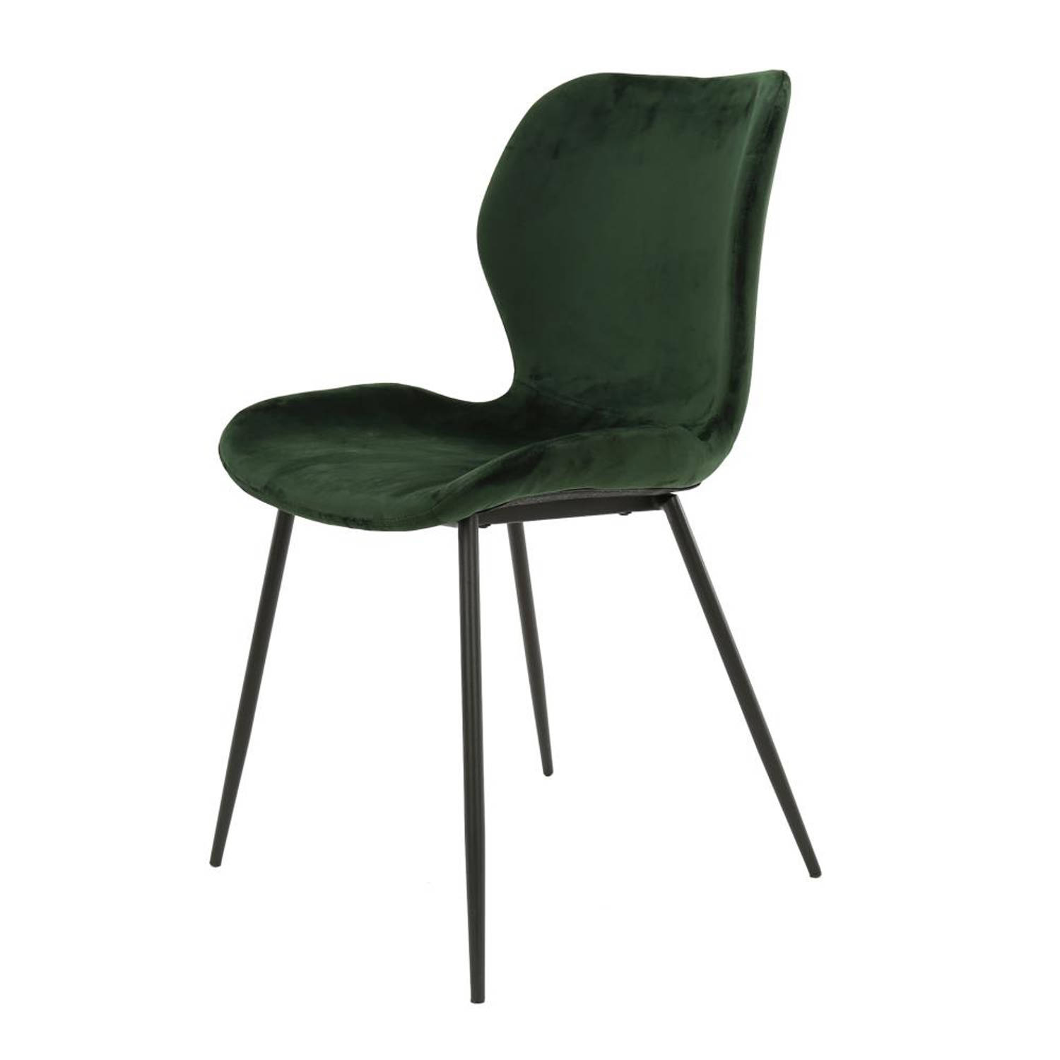 Giga Meubel Gm Eetkamerstoel Velvet - Zithoogte 45cm - Groen