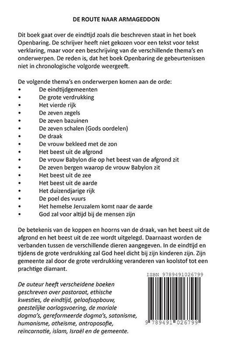 De route naar Armageddon!