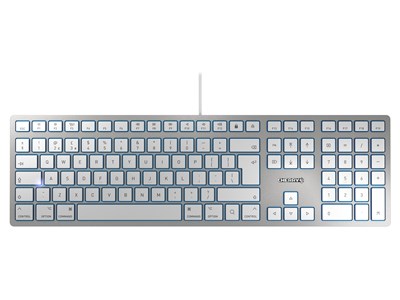 Cherry KC 6000 SLIM - Zilver (MAC) UK layout