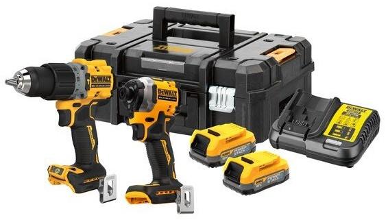 DeWalt DCK2050H2T-QW | 18V XR Compact Brushless Twin kit DCD805/DCF850 | 2x 5.0Ah accu | in TSTAK koffer