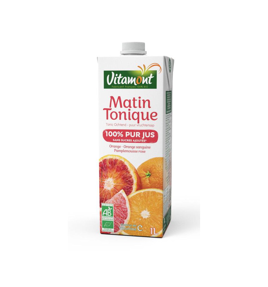 Vitamont Multi fruitsap tonic morning bio